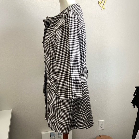 \H&M\ Houndstooth Draping Coat - Picture 8 of 16